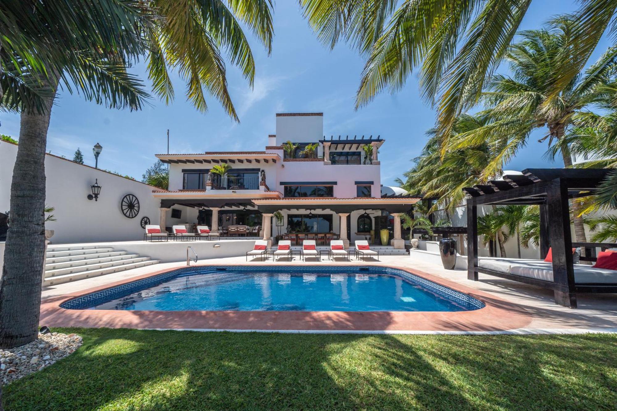 Villa Albatros Oceanfront Luxury Hotelzone Канкун Экстерьер фото